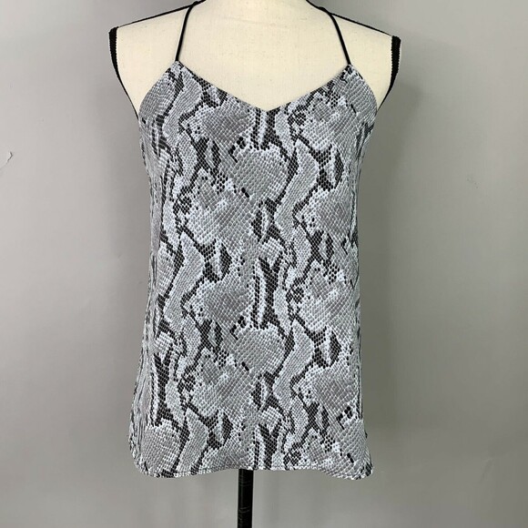 No Tag/Unbranded Flowy Snakeskin Pattern Tank Top Women S Casual Reversible - Picture 4 of 12
